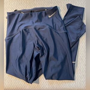 Nike Navy and Silver Dri-FIT Performance Jacket